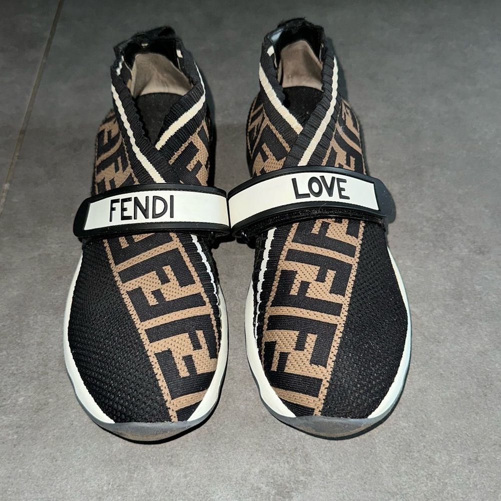 Authentic Fendi Love Sneakers